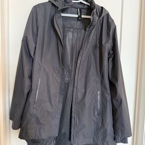 Mondetta Black Mesh-Lined Hooded Jacket